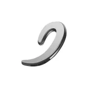 Y12 Mini Bluetooth Earphone Ear Hook Painless Wireless Bone Conduction Headset with Mic For Smartphones - Silver