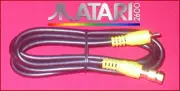 6Ft GOLD RCA Video Cable & GOLD RF Coax TV Adapter for Atari 2600 Jr. Junior