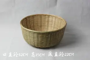竹編制品 純手工編織竹籃 竹籮 水果籃 竹簍 淘米籃 竹筐 淘米簍