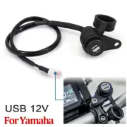 Motorcycle 12V Double USB Charger Adapter For Yamaha Tracer MT-07 MT-09 FZ-09