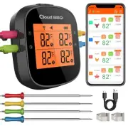 500FT Digital Meat Thermometer with Multy Probes Bluetooth for Smoker Grillin...