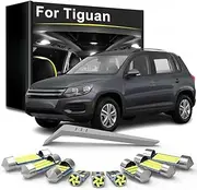 15Pcs Car LED Interior Lights Bulb Kit Map Lamp, For Volkswagen VW Tiguan 5N 2009 2010 2011 2012 2013 2014 2015