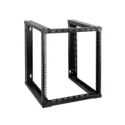 12U Wall Mount Rack, Wall Mount Network Rack 15.8in Depth, Open Frame Server ...