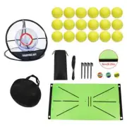 Combination B Golf Swing Trainer Chipping Net Golf Training Aids Indoor Outdoor