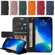 Fr iPhone 13 Pro Max/13+ Magnetic Wallet PU Leather Stand Rugged Slim Case Cover