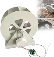 100w Water Wheel Hydropower Generator, Low-Speed Disc Power Water Wheel Generator for Household Outdoor Lighting Generation Power Equipment Hydro Water Turbine Generator