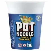 Pot Noodle Chinese Chow Mein Flavour - 90g - Pack of 2 (90g x 2)