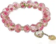 [Betsey Johnson] Womens Heart Charm Bracelet