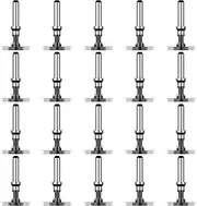Stylus Replacement Disc Tips, DanziX 20 Pieces Universal Stylus Pen Round Shape Stylist Replacement Tips for Touch Screen Devices (Black)