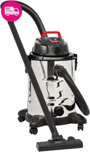 Wet & Dry Vacuum Cleaner, 30L 2000W High-Energy Filter System, Waterproof Design