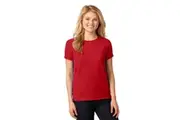 Female Ladies Women's Heavy Cotton Blank Plain Basic T-Shirt Tee Tops