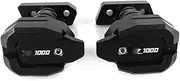 Motorcycle Falling Protection Frame Slider Fairing Guard Anti Crash Pad Protector for Kawasaki Z1000 Z 1000 2007 2008 2009 Falling Protector (Color : A-Black1)
