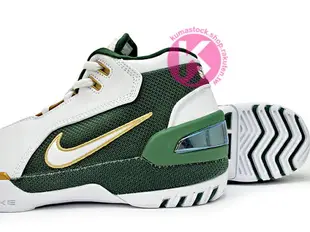 2018 小皇帝 LeBron James 限量復刻 NIKE AIR ZOOM GENERATION SVSM QS PE 白綠金 高中 NBA 第一雙代言鞋款 H2 悍馬車 聖文森-聖瑪莉高中 St. Vincent-St. Mary HS (AO2367-100) !