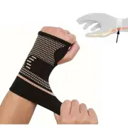 1PCS Sport Wrist Strap Copper Fiber Anti-slip Breathable Protect Wrist Hand Sleeve for Gym Basketball Workout