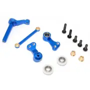 GPM Racing Aluminum Steering Assembly Blue : Tamiya CC01