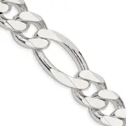 22 Inch Sterling Silver 15mm Figaro Chain