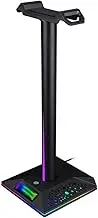 Headset Stand Headset Holder RGB Headphone Stand Over-Ear Gaming Headset Desk Bracket Gaming Headphones Holder Display Shelf PC Accessories Desktop Headset Holder