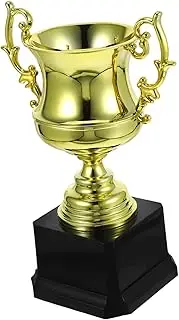 Toddmomy Game Trophy Plastic Trophy Student Trophy Prop Trophy Decor Competition Trophy for Students Tall Trophy Ceremony Trophy Prop Trophy Soccer Trophy Prop for Kindergarten Golden