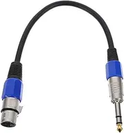 HOMOCONO 2pcs XLR to Male to Female Microphone Cable Durable Audio Adapter for Mixer and Audio Devices Easy Plug and Connection Sturdy and Reliable Sound Transmission