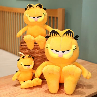 25/40cm Garfield Fat Angry Cat Plush Toy Cartoon Stuffed Animal Doll Pillow Gift