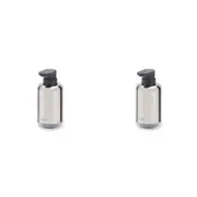 2PK Joseph & Joseph EasyStore 300ml Luxe Soap Pump Home Storage Container Steel