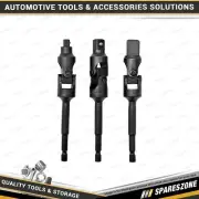 3 Pcs of PK Tool Universal-Joint Drill Socket Adaptor Set - 125mm Long