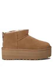 [Ugg] Ugg-Classic Ultra Mini Platform Stivali E Stivaletti Beige-Donna 10 Beige