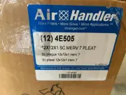 AIR HANDLER 4E505 Pleated Air Filter,12x12x1,MERV 7 PK 12