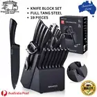 RAXCO Knife Set Kitchen Knife 19 Knife Block Set Chef Knife Set with Block-AU