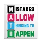 Math Mistake Happen Wordplay Casual Smart Teachers Comic School Fridge Magnet