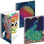 Elfew 3 Pack Adult Colouring Book for Adults Relaxation, A4 Colouring Books 60 Pages, Stress Relief Adult Coloring Book Include Mandalas Animal and Other Designs Adult Colouring Books for Women