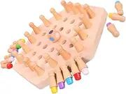 KOMBIUDA 1 Set Memory Chess Interactive Matching Game for Enhances Logical Thinking Memory Skills Family Educational Activity