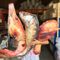 在飛比找蝦皮購物優惠-泰國抱枕 泰國蝦 鹹魚 雞腿 魷魚