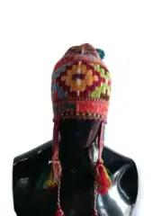 Chullo Unisex Handwoven Alpaca Wool Andean Cordillera Multicolor