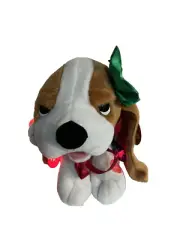 RARE PBC International Musical Beagle Puppy Dog Christmas Lights Animated 14"
