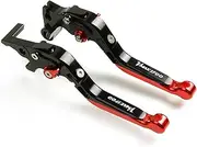 MAODOXIANG Handlebar Kits for YAMA-HAS VMAX1200 VMAX1700 V MAX VMAX 1200 1700 Alum-inums Folding Extending Handle Grips Motorcycle Brake Clutch Levers (Color : 12)