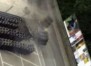 Martin Tomzyck Abt Audi TT-R slams into the tyre wall DTM Old Photo 5