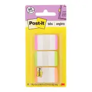Post-it® Durable Tabs 686L-PGO, 1 in. x 1.5 in. (25,4 mm x 38,1 mm)Pink, Green