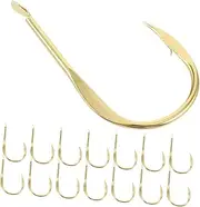 20pcs Saltwater Baitholder Fishing Hooks Long Shank Metal Hooks Set for Trout Lure Fishing