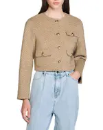 Sandro Stanford Cropped Jacket