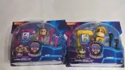 2 Pack Paw Patrol The Mighty Movie Pup Heroes Figures Rubble, and Skye