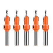 Chamfer Tool High Speed Steel Woodworking Countersunk Bit- 5 Pcs Diameter