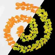300pc Glow in The Dark Pebbles Luminous Stones Glow in The Dark Rocks Outdoor Decorations Stones for Walkways Outdoor Decor Aquarium Fish Tank Garden Decorative Stones (Color : Orange)