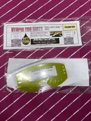 Rip n Roll Replacment Lens Yellow Tint Roll Off Lens Goggles Utopia Too Dirty