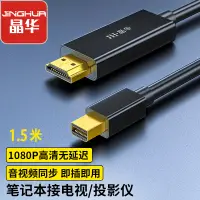 在飛比找京東台灣優惠-晶華 Mini DP轉HDMI轉換線器 雷電介面視頻蘋果Ma