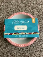 Pioneer Woman , Set Of 2 Mini Pie Plates: Cowboy Hat & Cow Print