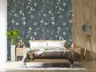 3D Floral Seamless Wallpaper Wall Mural Removable Self-adhesive 3