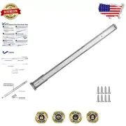 5 Pcs 24'' Heavy-Duty Center Mount Drawer Slides for Cabinets and Dressers