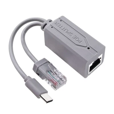 USB C PoE Splitter 48V To 5V For Simple Wiring And Installation for Gateways