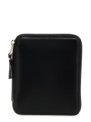 [Comme Des GarçOns Wallet] Comme Des GarçOns Wallet-Check Print Portafogli Nero-Donna OS Black